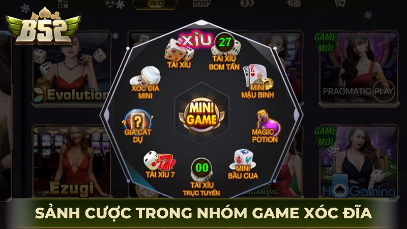 Sảnh cược hấp dẫn trong nhóm game xóc đĩa B52 năm 2026